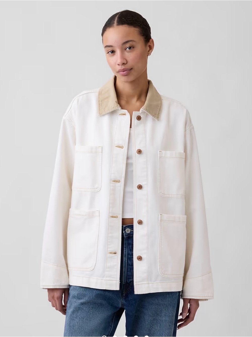 Gap Factory Relaxed Denim Chore Women’s Jacket NWT
